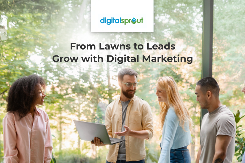 Digital marketing turning landscaping services into leads and sales