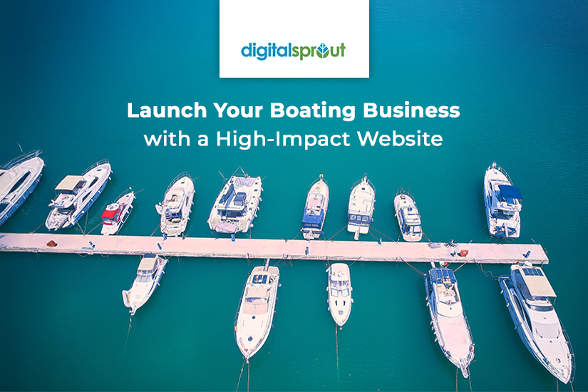 Mobile-friendly website for yacht and boating businesses