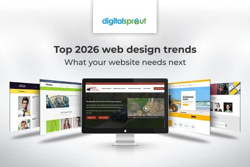 Stand out confidently online with Digital Sprout’s standout web design.