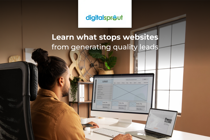 Generate more leads with Digital Sprout’s expert website design for lead generation.
